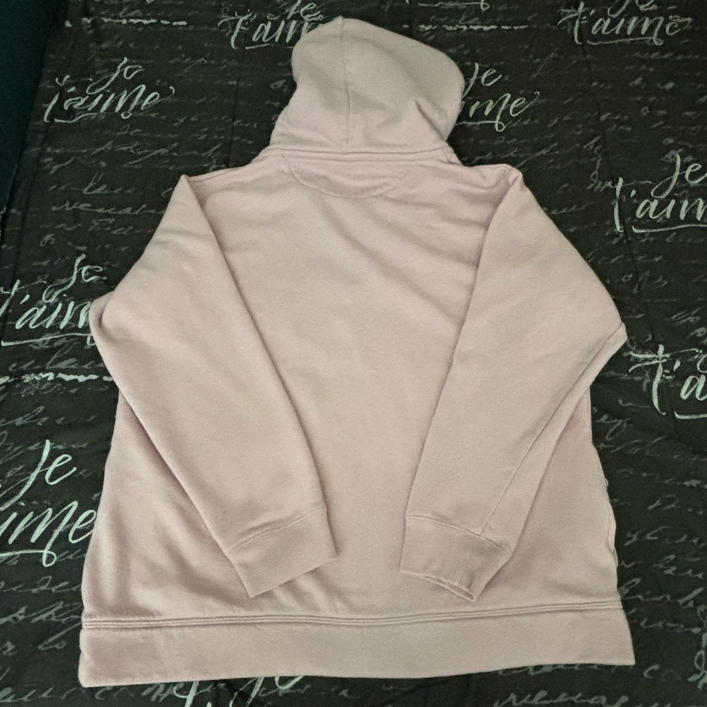 PINK Victoria's Secret Mauve Lace-Up Hoodie - Picture 3 of 6